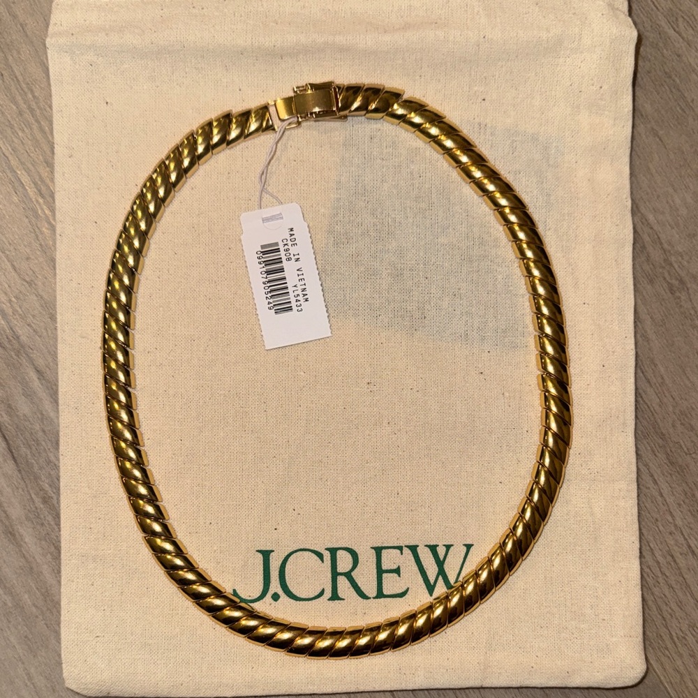 J. Crew Snake Collar Necklace